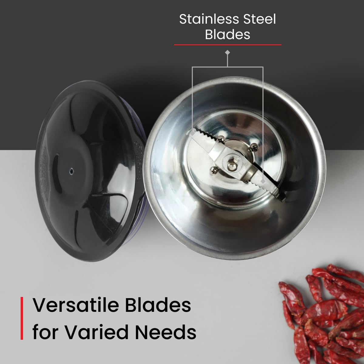 Prestige 750 Watts Iris Plus Mixer Grinder With 4 Jars (3 Stainless Steel Jars+ 1 Juicer Jar)| 4 Super Efficient Stainless Blades| - View 2