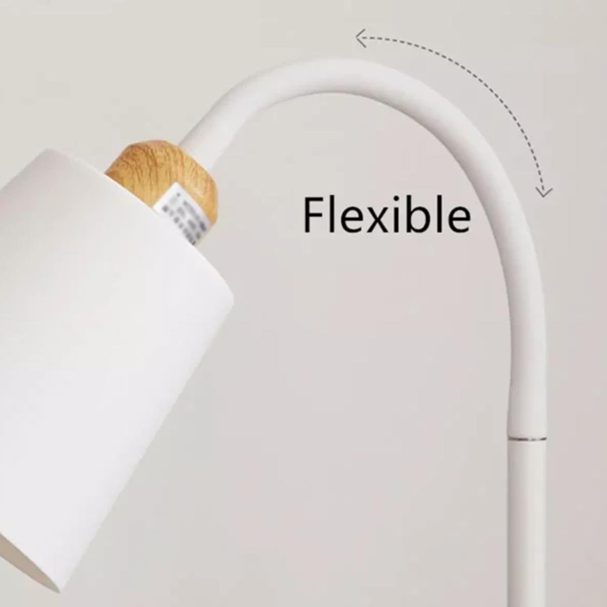 The Artment your artistic apartment White Metal Nod Modern Minimalism LED Light Corner Floor Lamp for Home Decor, Living Room Or Offices (Height - 150Cm) - View 4